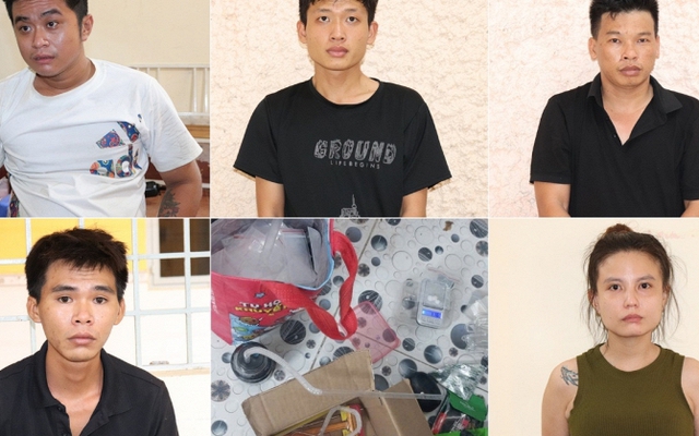 Cảnh sát khám xét khẩn cấp, bắt quả tang Đỗ Lê Duyên Thư cùng 3 người khác, thu giữ nhiều tang vật