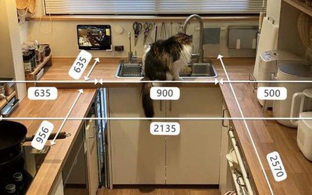 Sau 2 lần sửa bếp, tôi nhận ra: Sai 4 kích thước này khiến việc nấu ăn ngày càng mệt