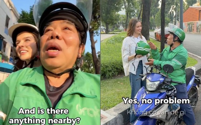 Tài xế Grab U70 'bắn tiếng Anh' với khách Tây, dân mạng gọi là đại sứ du lịch