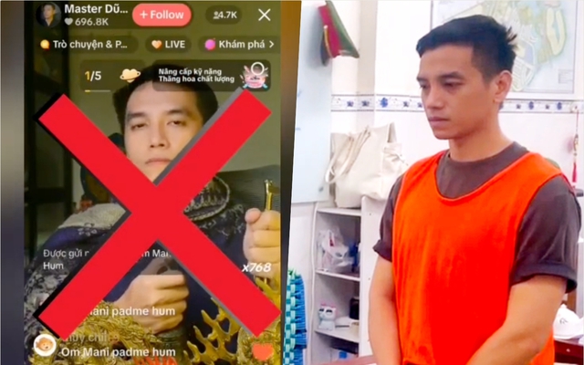 Thầy tâm linh, TikToker 'Master Dũng Văn' là ai, bị bắt vì tội gì?