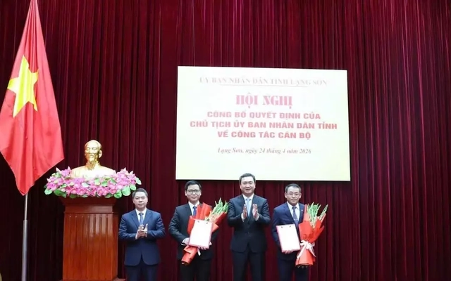 Lạng Sơn điều động, bổ nhiệm 2 Giám đốc Sở