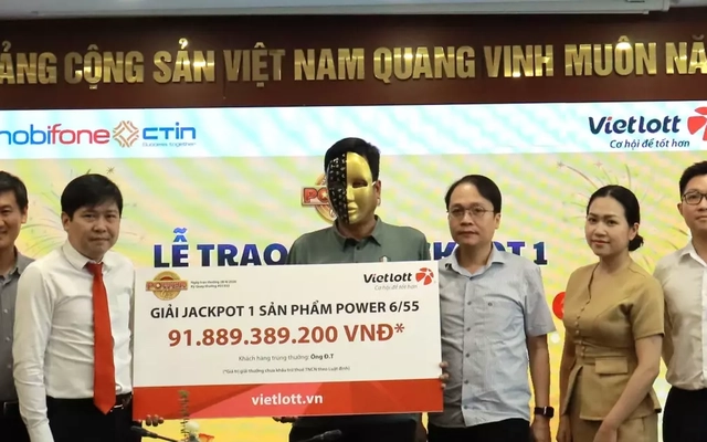 Tiết lộ bộ số Vietlott nam doanh nhân vừa trúng gần 92 tỷ đồng