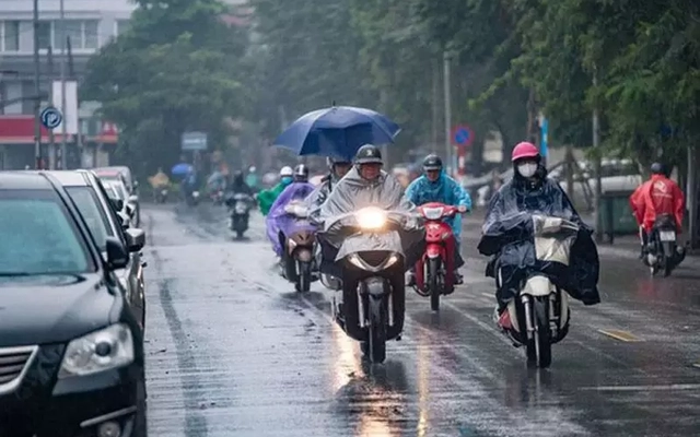 Chiều tối nay miền Bắc chuyển mưa dông, đề phòng mưa đá