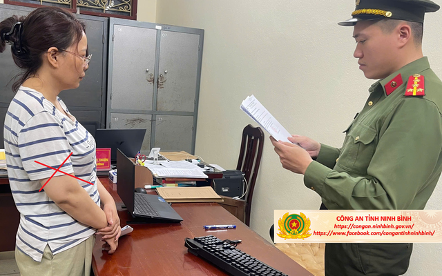 Thi hành lệnh bắt tạm giam Cao Thị Hạnh