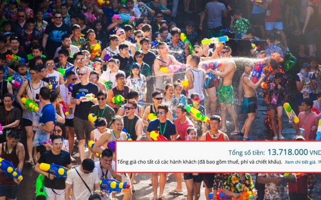Vé máy bay 14 triệu, khách Việt ngậm ngùi "đứt chuỗi" Lễ hội té nước Thái Lan