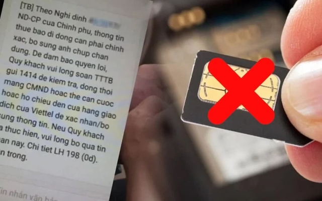 Thời hạn xác thực thuê bao di động để tránh bị khóa SIM 2 chiều, thu hồi số