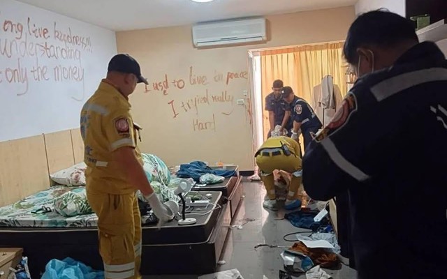 Thái Lan: Phát hiện thi thể nữ sinh 21 tuổi trong phòng trọ với những dòng chữ bằng máu kỳ quái