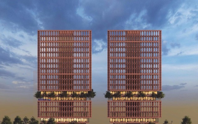 Tòa tháp đôi 17 tầng đặt trụ sở của Tập đoàn Sơn Hải tại 'đất vàng' Hà Nội: Ai đứng sau?