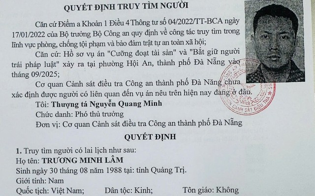 Truy tìm kẻ liên quan vụ án cưỡng đoạt tài sản và bắt giữ người trái pháp luật