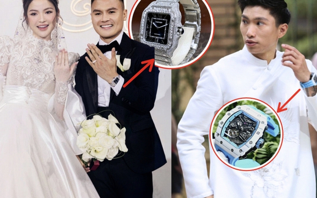 Danh sách đồng hồ bạc tỷ của tuyển Việt Nam: Quang Hải vẫn quá đẳng cấp, Văn Hậu - Văn Lâm "bám đuổi sát sao"