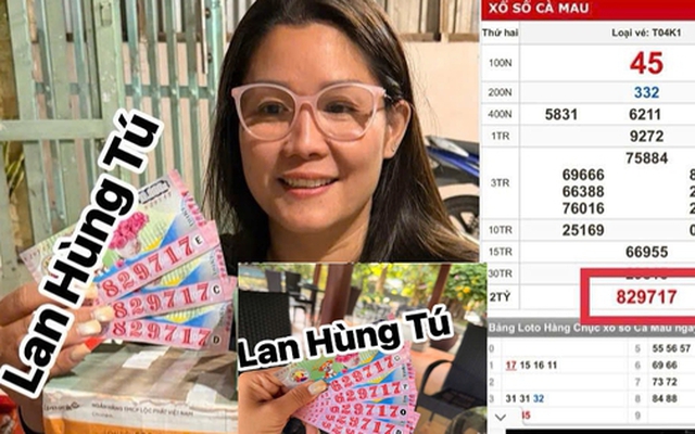 Chiều 8-4, đại lý tìm 4 vé trúng giải độc đắc xổ số miền Nam đang “đi lạc”