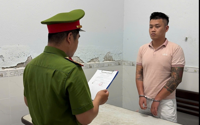 Thi hành lệnh bắt tạm giam Phạm Thiện Tâm SN 2001