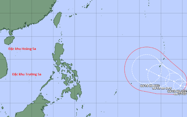 Xuất hiện áp thấp nhiệt đới dự báo mạnh lên thành bão, có vào Biển Đông?