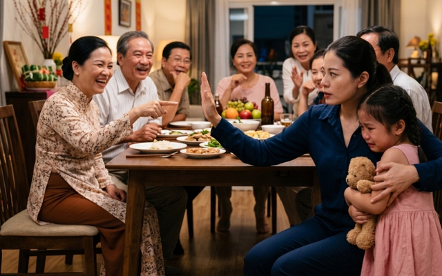 Họ hàng trêu con bạn không phải vì vui, mà vì thấy bạn là kiểu cha mẹ dễ bắt nạt đấy!