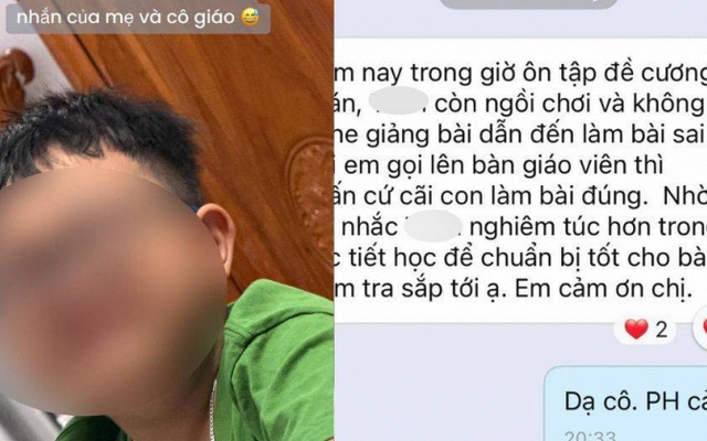 Cô giáo vừa nhắn một câu, mẹ lập tức phối hợp cực mượt: Phản ứng của cậu con trai khiến ai xem cũng bật cười