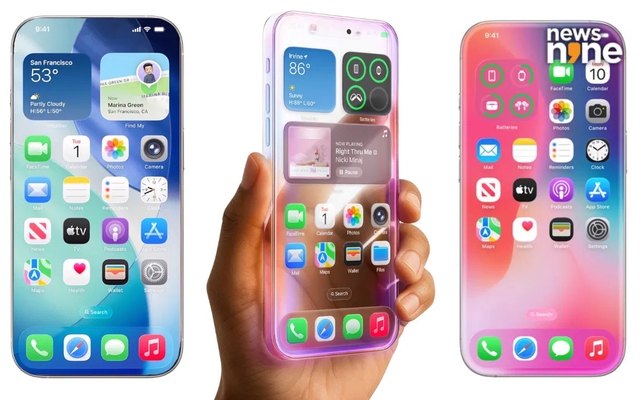 Lộ diện mẫu iPhone có thiết kế bằng kính, bỏ hoàn toàn nút bấm