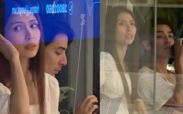 Cặp đôi mới toanh của showbiz Việt “bị khui” cảnh tình tứ ngoài đường, trên mạng lại tỏ ra như 2 người xa lạ?