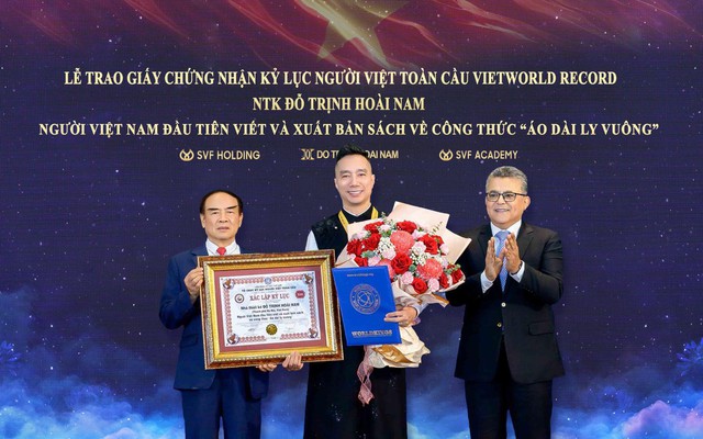 NTK Đỗ Trịnh Hoài Nam xác lập Kỷ lục Toàn cầu