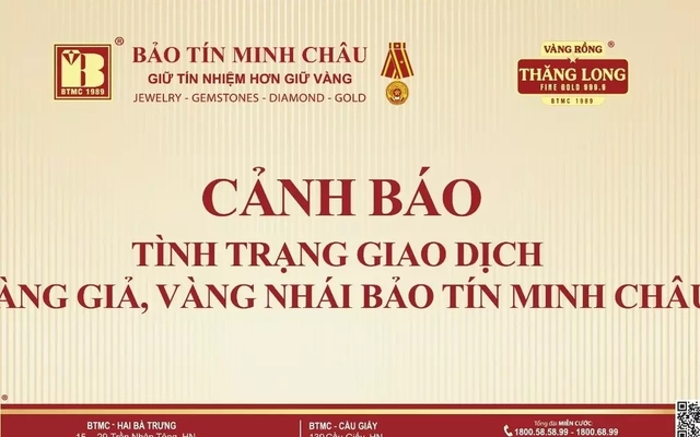 Cảnh báo tình trạng vàng giả, vàng nhái thương hiệu trên thị trường