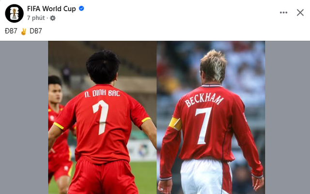 FIFA so sánh Đình Bắc với huyền thoại Manchester United