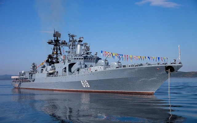 Tàu chống ngầm cỡ lớn Severomorsk gây xáo động các nước NATO ở vùng Baltic