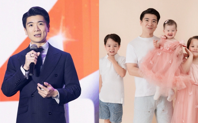Thiếu gia nhà bầu Hiển - Đỗ Quang Vinh khoe con thứ 3 tròn 1 tuổi, gửi lời cảm ơn đặc biệt đến "hậu phương"