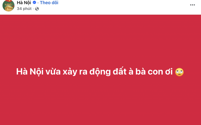 Động đất ở Trung Quốc, người dân Hà Nội cảm nhận rõ rung lắc
