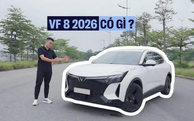 Tất tần tật về VinFast VF 8 2026 sắp ra mắt: Có treo thích ứng, pin ngang VF6 nhưng đi tận 500 km?