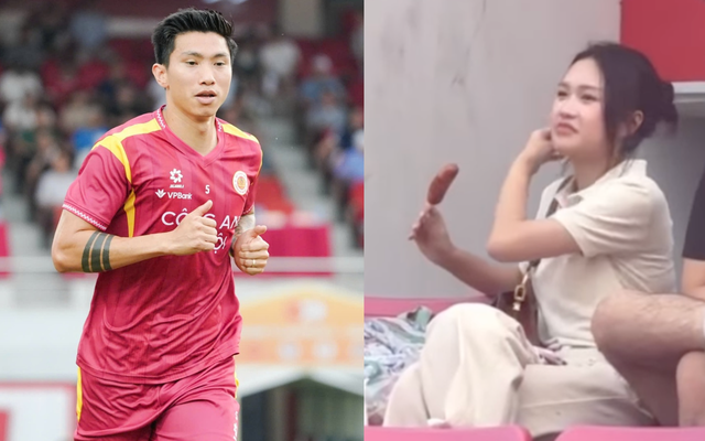 Không nhận ra Doãn Hải My khi đi cổ vũ Văn Hậu đá với Hải Phòng hôm nay: Visual xinh nhưng khác quá!