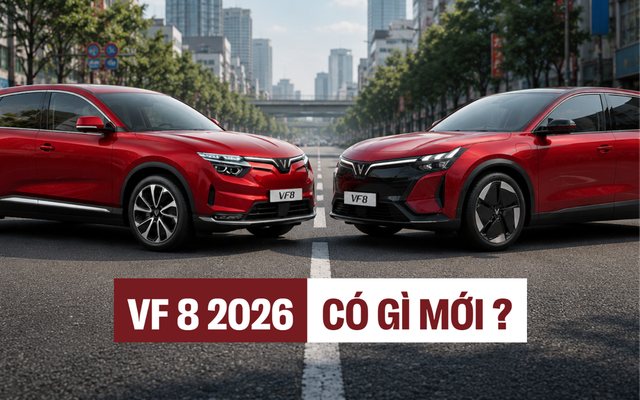VinFast VF 8 thế hệ mới khác gì đời trước, 30 giây nhìn qua bảng này biết ngay câu trả lời