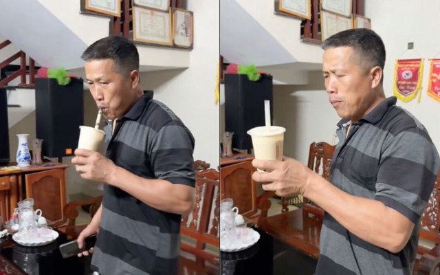 Bị bố cấm uống trà sữa, con gái tung chiêu 'tòa không thử không hiểu được đâu'