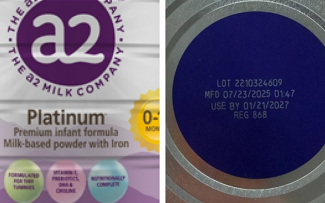 Rà soát, thu hồi 3 lô sữa a2 Platinum Premium cho trẻ nhỏ