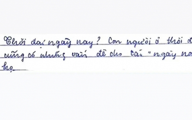 Câu văn của một học sinh khiến giáo viên ngỡ ngàng, nhiều người phải thốt lên: Đọc xong mà thấy muôn kiếp nhân sinh!