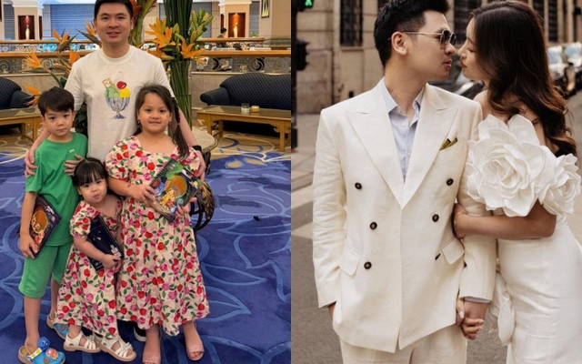 Đỗ Vinh Quang khoe ái nữ với hoa hậu Đỗ Mỹ Linh: Nhóc tỳ giống hệt nhà nội hào môn, biểu cảm cực đáng yêu