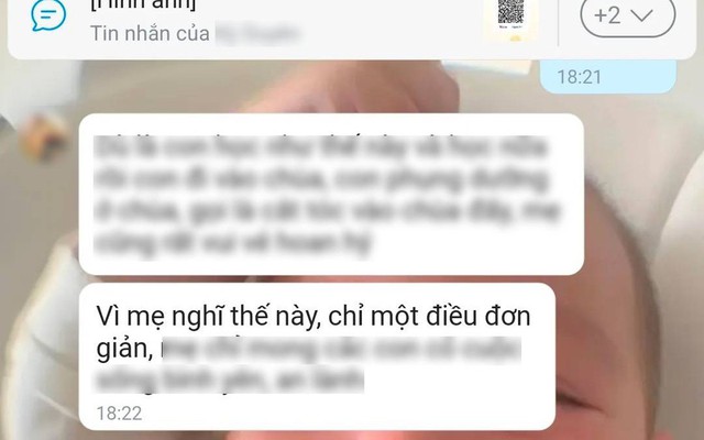 Đoạn tin nhắn "KỲ QUẶC" của 1 bà mẹ khiến nhiều người làm con rưng rưng: Đơn giản nhưng là một sự "buông bỏ" rất lớn!