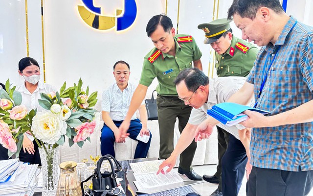 Khám xét khẩn cấp hàng loạt spa làm đẹp, bắt bà chủ Nguyễn Thị Thu Hà SN 1991 