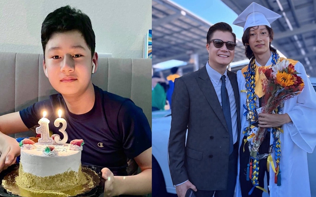 Con trai ca sĩ Quang Dũng: Cao 1m9, tốt nghiệp trường danh tiếng ở Mỹ