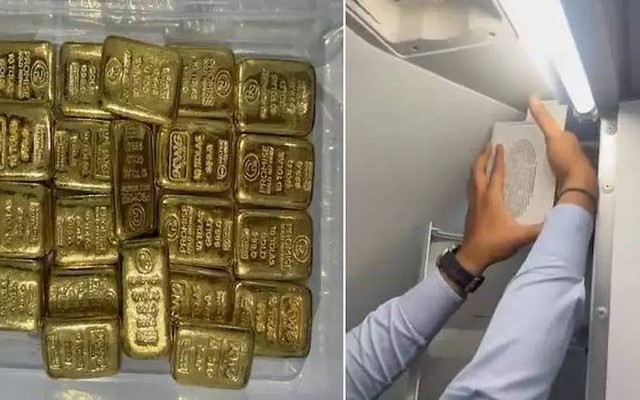 Phát hiện 24 thỏi vàng nặng gần 3 kg, trị giá gần 13 tỷ đồng giấu trong hộp loa thông báo trên máy bay