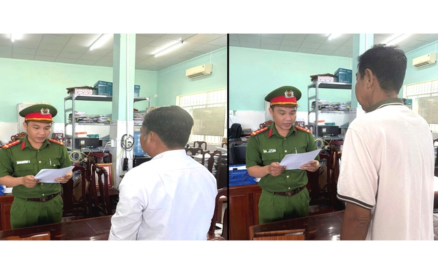 Ra quyết định khởi tố nguyên Hiệu trưởng Danh Ngân SN 1972 và kế toán Nguyễn Huy Cường SN 1983