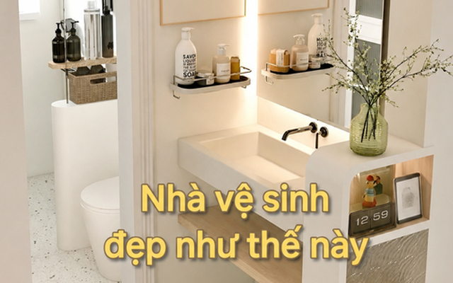 Vợ tôi nhất quyết chuyển chậu rửa mặt ra ngoài phòng tắm, đến khi dọn vào ở mới thấy đây là quyết định sáng suốt nhất khi làm nhà