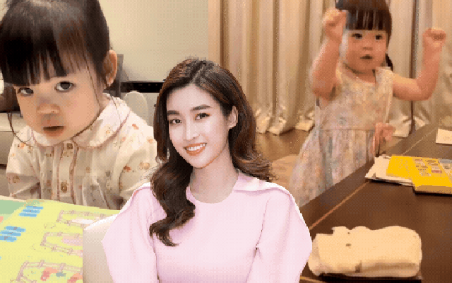 Con gái Đỗ Mỹ Linh mới 3 tuổi đã lộ tố chất "cây hài": Học số thì hướng nội nhưng nghe nhạc là "cháy hết mình"