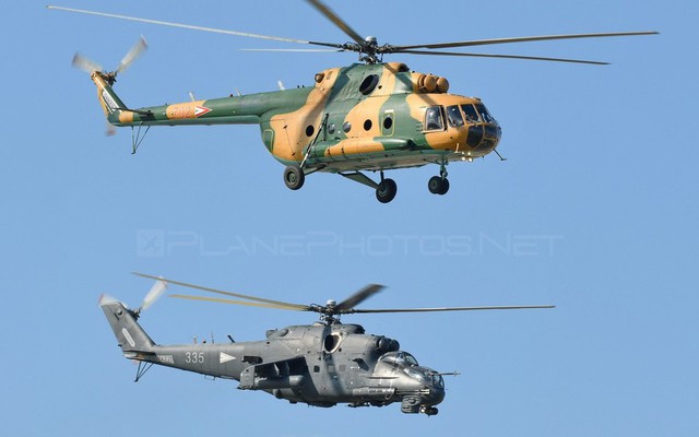 Chuyến bay chia tay trực thăng Mi-17 và Mi-24