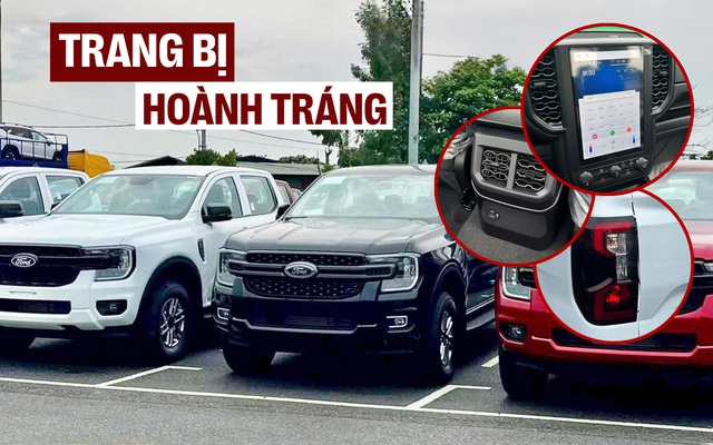 Ford Ranger bản rẻ nhất nâng cấp tại Việt Nam: Giá không đổi, hộp số 10 cấp, màn lớn, gương điện cùng nhiều điểm mới khác, tăng áp lực cho Hilux