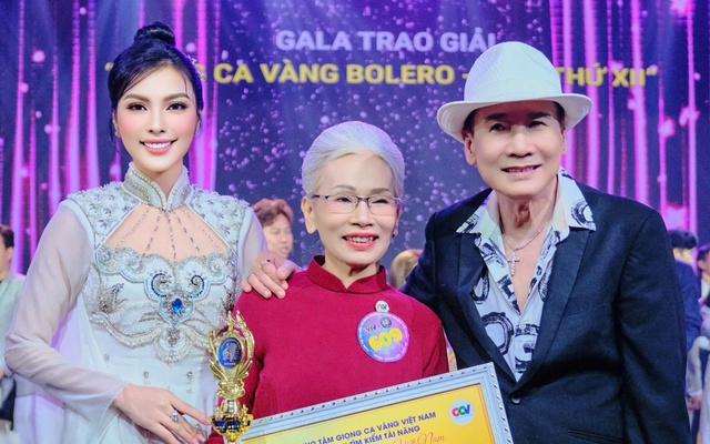 Phạm Ánh Phương giành ngôi á quân Giọng ca vàng Bolero Việt Nam 2026 ở tuổi 68