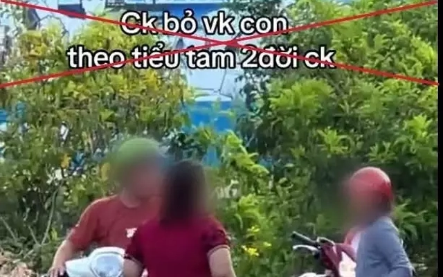 Bị phạt vì đăng video bịa chuyện 'chồng bỏ vợ theo tiểu tam' để câu view