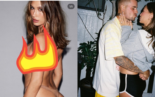 Justin Bieber gây sốt khi lần đầu tự tay xả loạt ảnh nóng bỏng của vợ