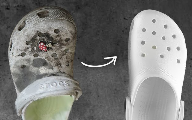 5 cách làm sạch dép Crocs nhanh và hiệu quả