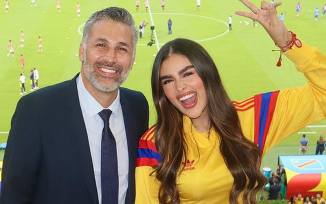 Cô gái bất ngờ hot rần rần ở World Cup, bị nghi là "bạn gái trẻ" của huyền thoại Colombia, sự thật được hé lộ