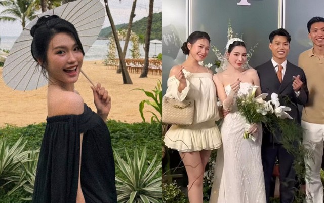 Doãn Hải My lên đồ đi ăn cưới là rõ đẳng cấp Top 10 Hoa hậu Việt Nam, khác hẳn style nhạt nhạt thường ngày