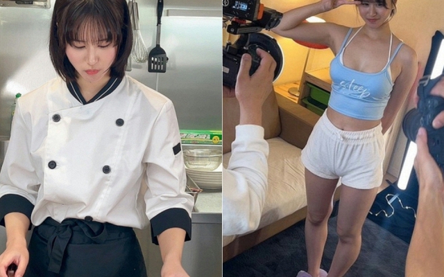 Đang là đầu bếp tại nhà hàng Michelin 3 sao, cô gái xinh đẹp bất ngờ chuyển hướng thành hot girl gợi cảm, gây sốc CĐM